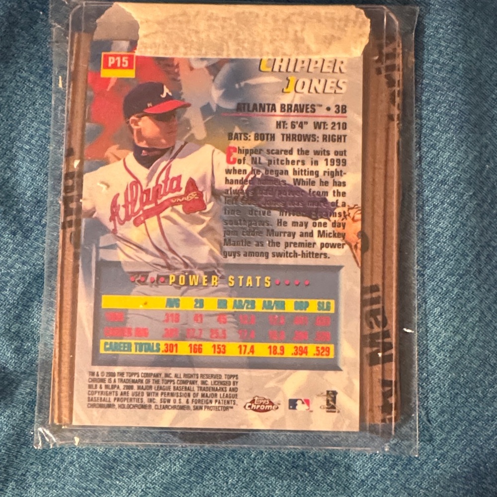 Chipper Jones Baseball Card